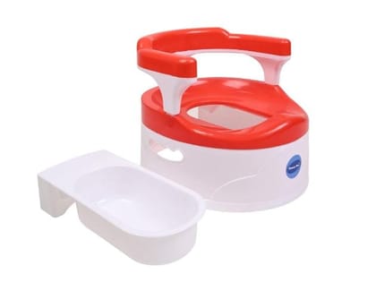 HoneyBee Baby Potty Training Seat with Lid, Potty pot, potty seat for 1 + Year child, potty trainer with Detachable Potty Bowl, Suitable for Boys & Girls
