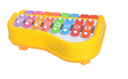 2 in 1 Baby Piano Xylophone Toy | 8 Multicolored Key |  Educational Musical Learning Piano Cum Xylophone Toy for 1-3 Years Old Baby, Girls & Boys (Large)