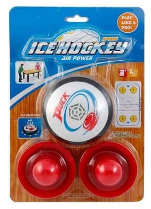 Ice Hockey Kit for Kids, Battery Operated Air Powered Game Disk Ball Shuttle Ball Hover Hockey for Kids 3 to 10 Years Old