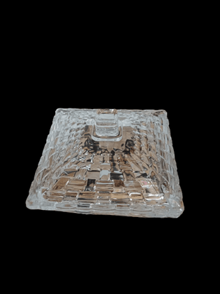 Elegant Crystal Candy Dish with Lid