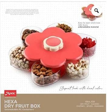 Apex Hexa Dryfruit Box