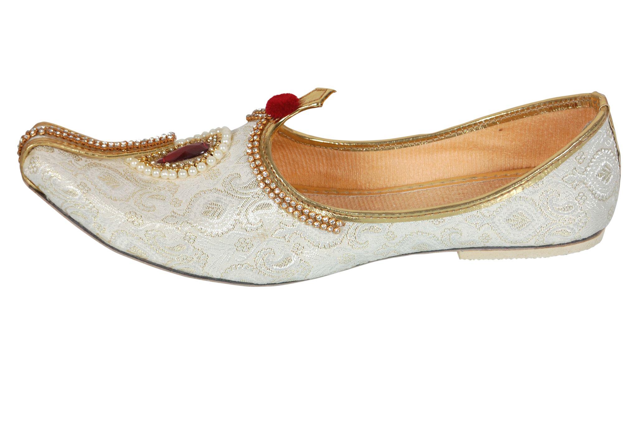 C Style Mojari Men's Ethnic Designer Wedding,Party and Sherwani Mojari