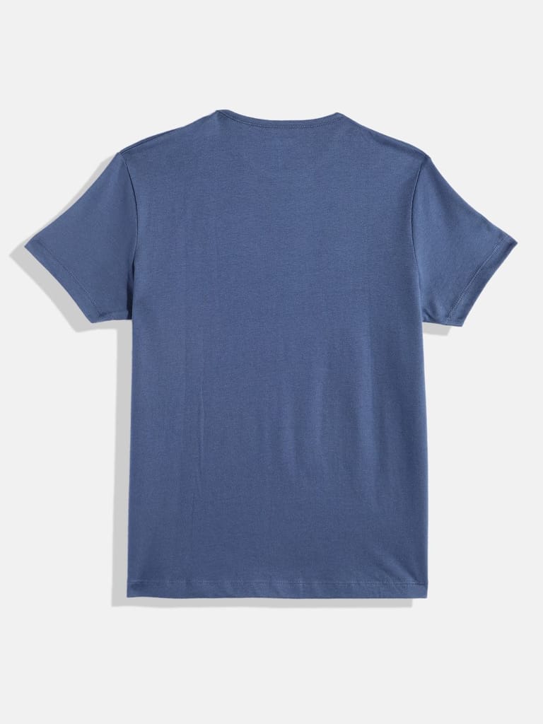 BOYS BLUE CREW NECK T-SHIRT