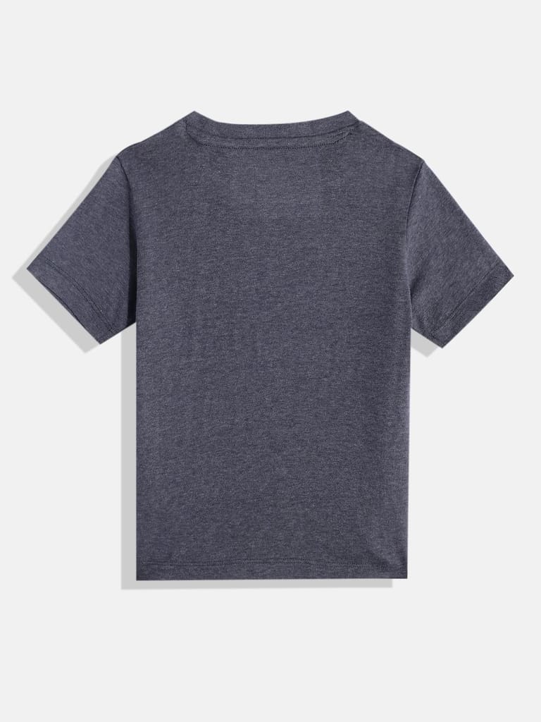 BOYS NAVY BLUE CREW NECK T-SHIRT