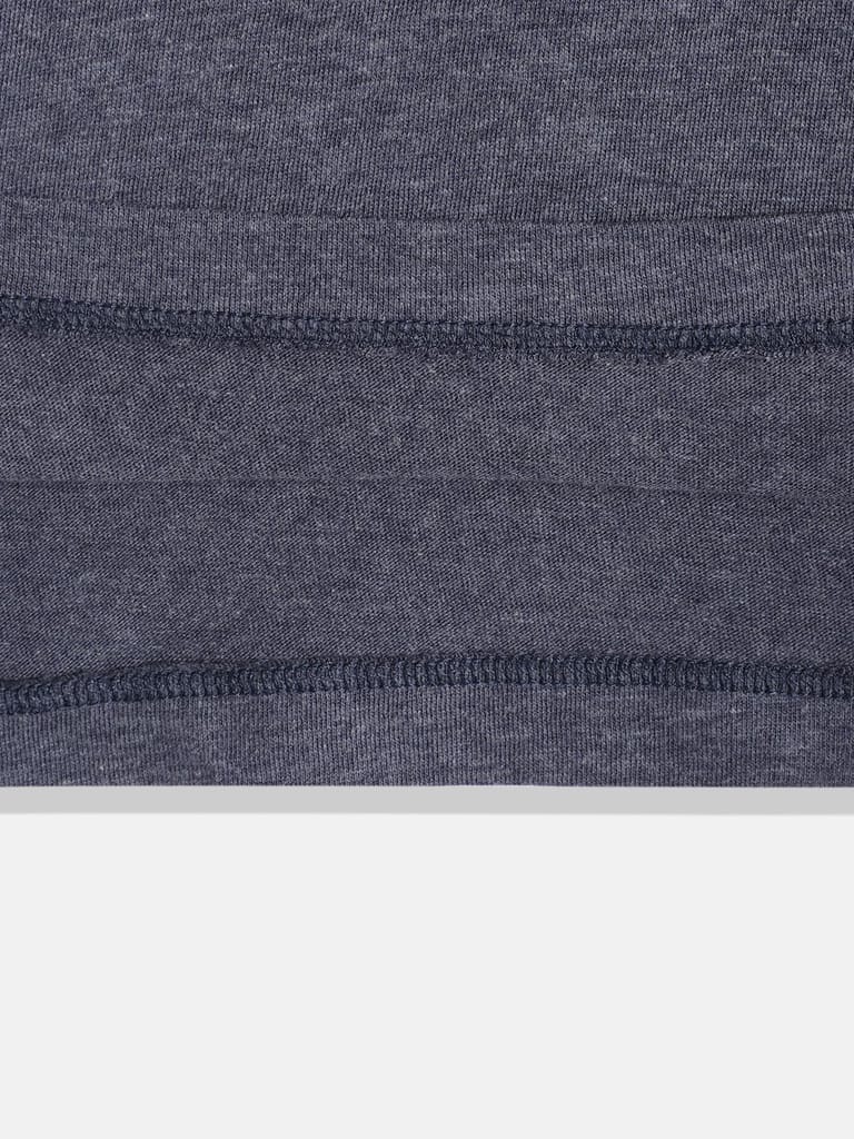 BOYS NAVY BLUE CREW NECK T-SHIRT