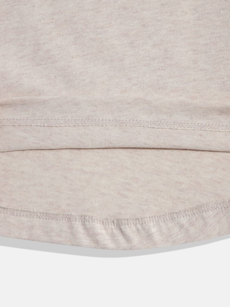 GIRLS OFF WHITE CROP TOP