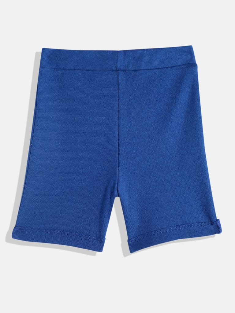GIRLS ROYAL BLUE SHORTS