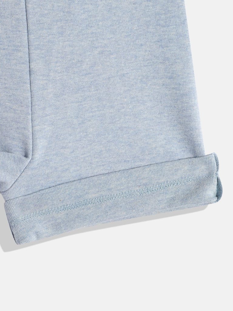 GIRLS SKY BLUE SHORTS