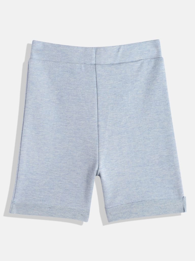 GIRLS SKY BLUE SHORTS