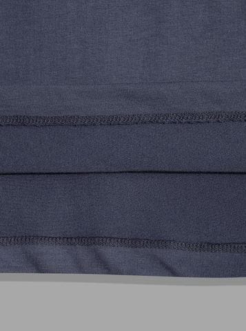 Boys Navy Solid T-shirt