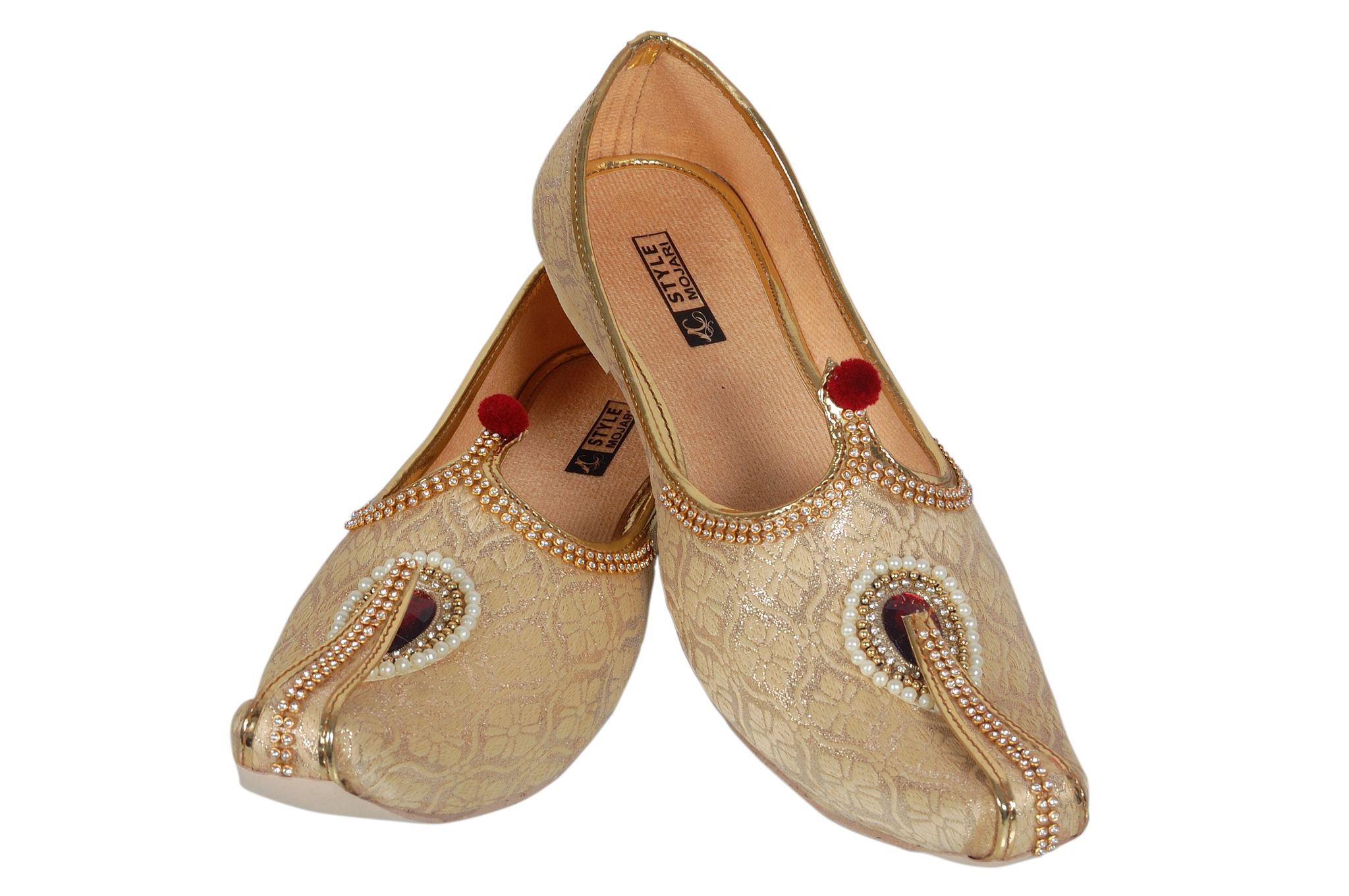 C Style Mojari Men's Ethnic Designer Wedding,Party and Sherwani, Mojari