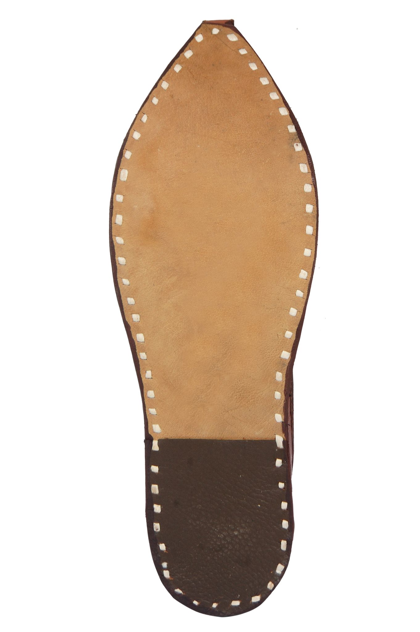 C Stvle Moiari Men's Traditional Rajasthani Men's Genuine Leather Jutti, Mojari, Brown