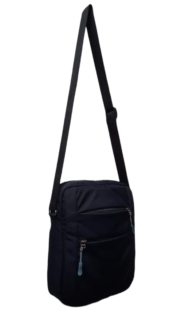 Mens Stylish Travel Accessories Crossbody Sling bag (Black)