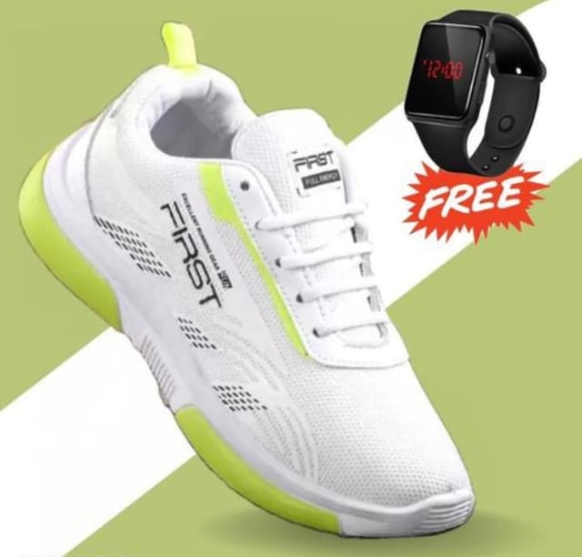 SR UNIQUE White sneakers running shoes for men sports shoe trending walking  shoes gym wear shoes