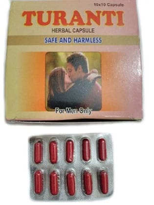 Turanti Herbal Capsule New Name Rana Triputi (Pack of 2 strips of 10 Capsule each)
