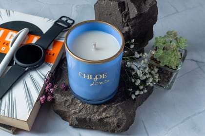 Sparkling Gold - Sky Blue