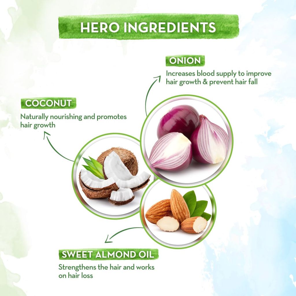 Mamaearth Onion Conditioner for Hair Growth & Hair Fall Control with Coconut Oil 400 ML