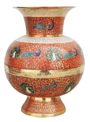 Brass Home & Garden Decorative Flower Pot, Vase - 6.5*6.8*8.3 Inch (F453 B)
