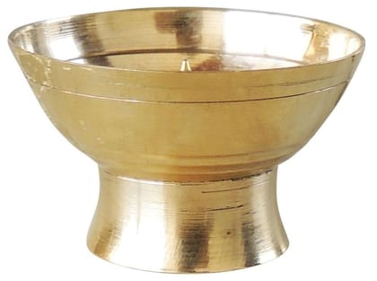 Brass Dhoopbatti Stand Incense Holder - 1.8*1.8*1.5 inch (Z220 D)