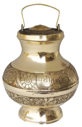 Brass Ganga Jali No. 3 - 930 ml - 5.5*5.5*8 inch (Z200 N)