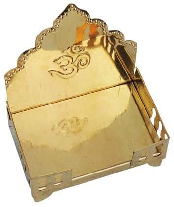 Brass Singhansan Sheet For God Idol No. 5  - 5.8*4*6.4 inch (Z185 E)