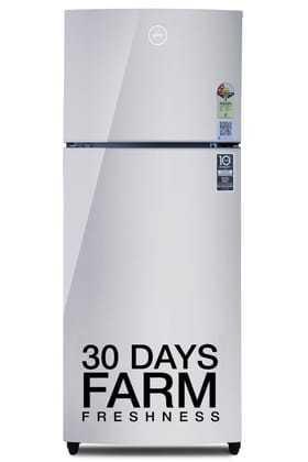 Godrej 223 L 2 Star Nano Shield Technology, Inverter Frost Free Double Door Refrigerator (RF EON 244B RI ST GL, Steel Glow)