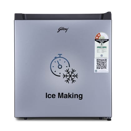 Godrej 45 L 2 Star Minibar Refrigerator With adjustable Temperature (RD CHAMP 45B RF GR SL, Grey Silver)