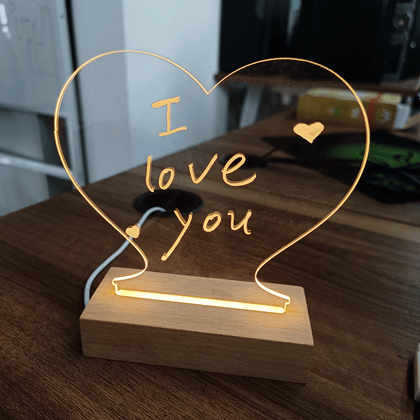"Creative LED Night Light USB Message Board | Unique Holiday Gift for Children & Girlfriend"