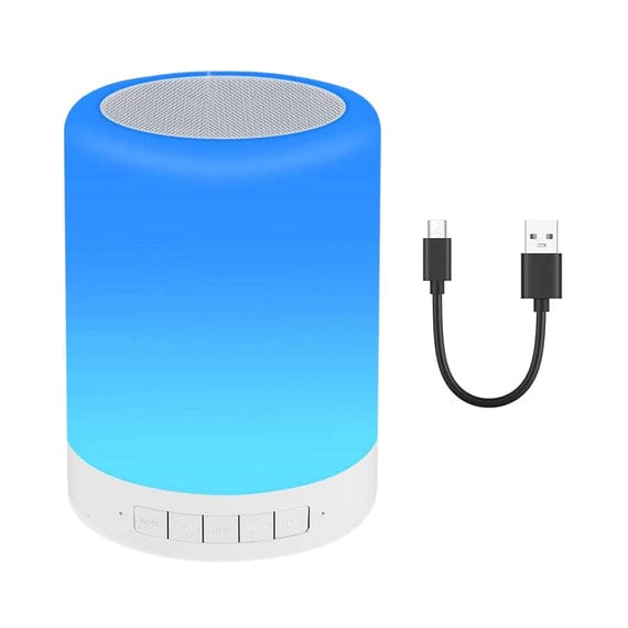 WIRELESS NIGHT LIGHT LED TOUCH LAMP SPEAKER BLUETOOTH SPEAKER