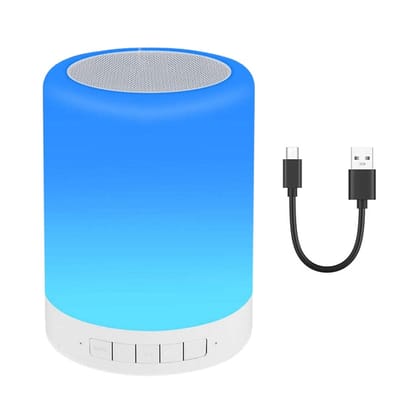 WIRELESS NIGHT LIGHT LED TOUCH LAMP SPEAKER BLUETOOTH SPEAKER