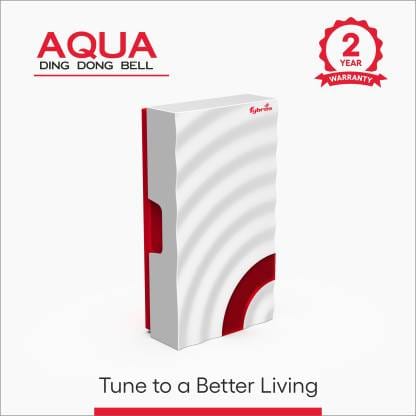 Fybros Aqua Red & White Ding Dong Door Bell with Stereophonic Digital Sound, 9002