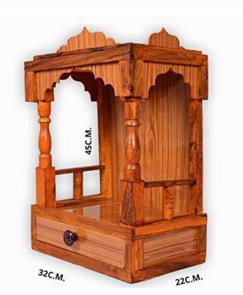 beautiful wooden Plywood Mandir for Pooja Home Decoration Wall Hanging Beautiful Engineered Wood Home Temple (Height: 45, Pre-assembled) Engineered Wood Home Temple  (Height: 45, Pre-assembled)