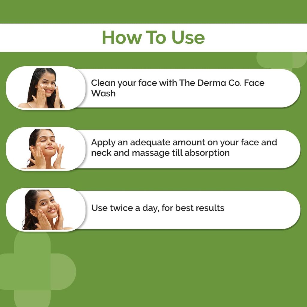 The Derma Co 1% Collagen Daily Face Serum-Cream with Green Tea & Hyaluronic Acid For Plump & Tight Skin - 50 g