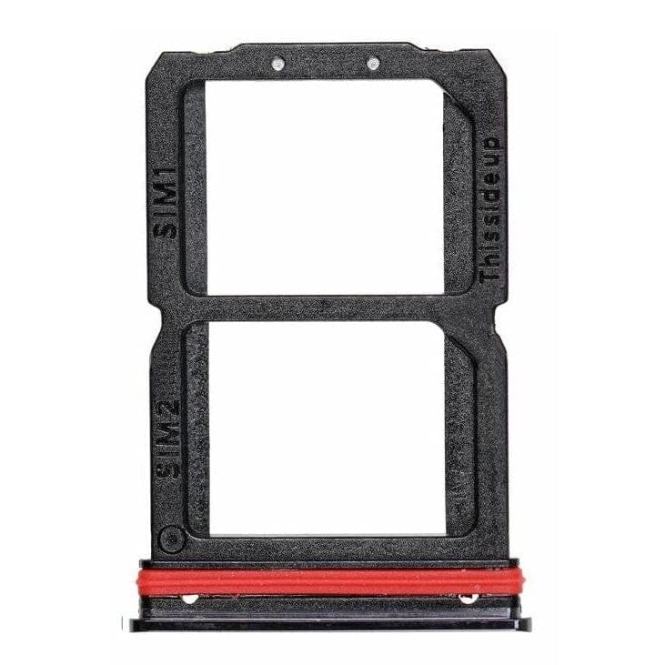 SIM Card Holder Tray For Oneplus 7 : Gray / Black