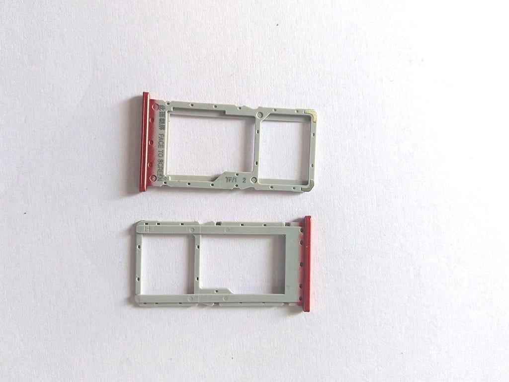 SIM Card Holder Tray For Xiaomi Redmi Note 6 Pro : Red