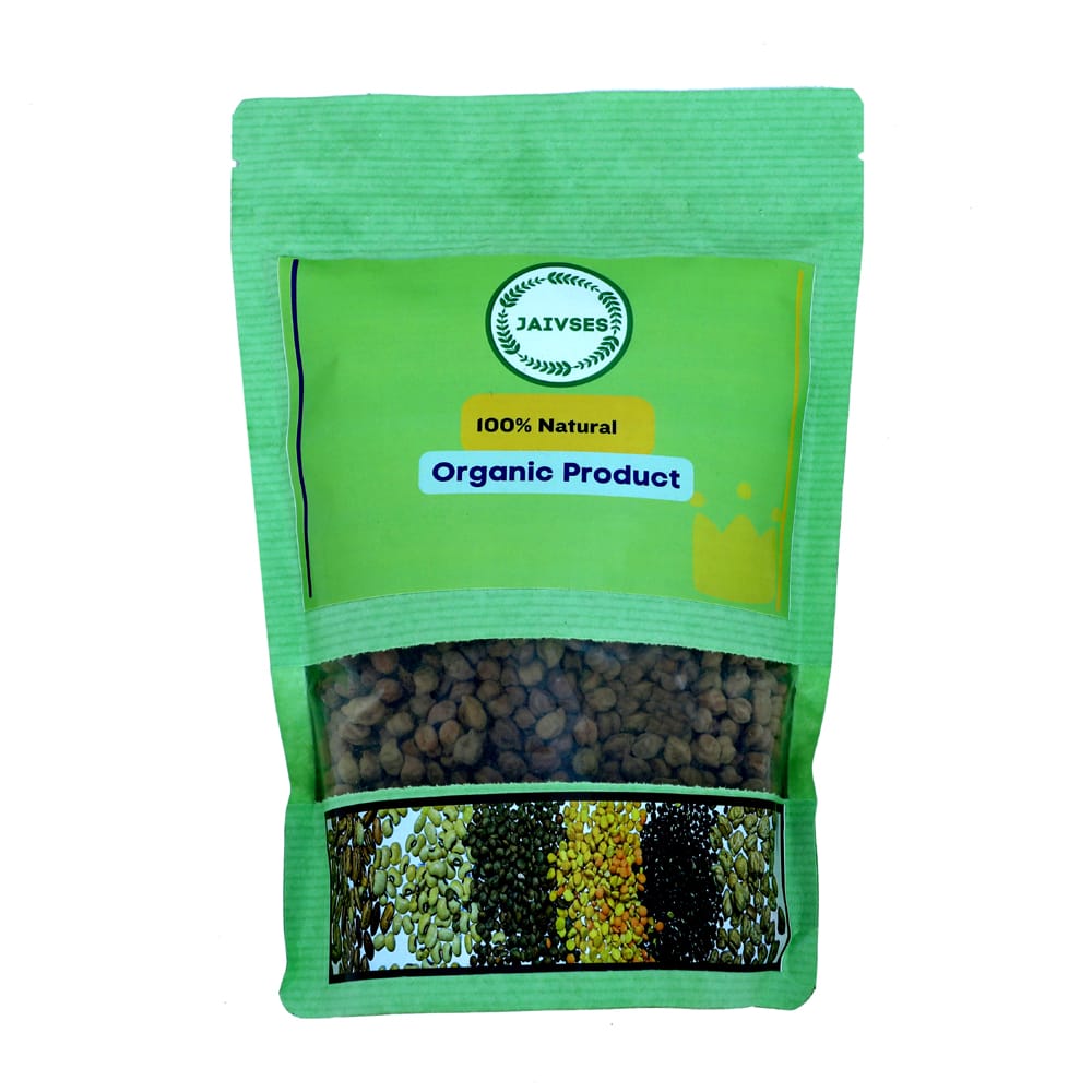 JAIVSES Organic Kala Chana / Brown Chickpeas, 500 gm