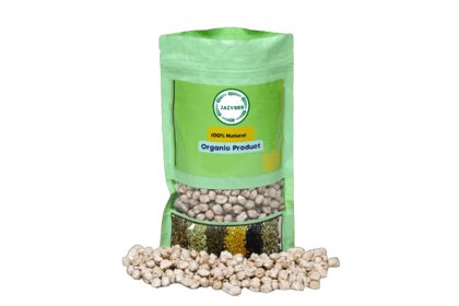 JAIVSES Organic Kabuli Channa/White Chickpeas, 500 gm