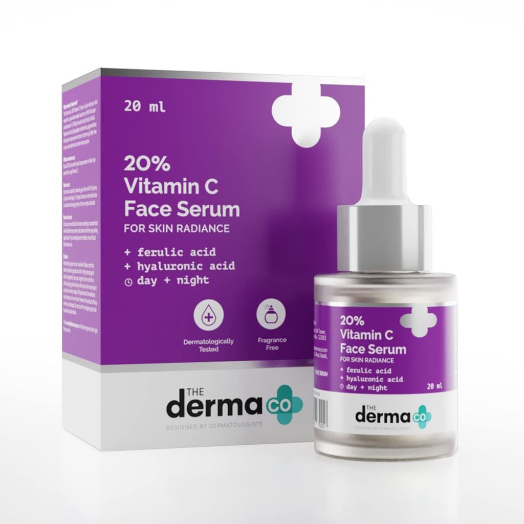 The Derma Co 20% Vitamin C Face Serum for Skin Radiance 20ML