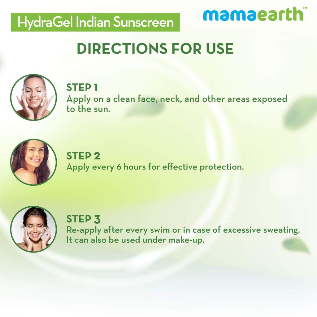 Mamaearth's Ultra Light Indian Sunscreen with Carrot Seed, Turmeric and SPF 50 PA+++ - 80ml