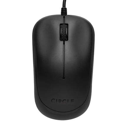 Circle CM327: Your Work & Play Comfort Zone - Ergonomic USB Wired Mouse with Precise Tracking (3yr Brand Warranty)