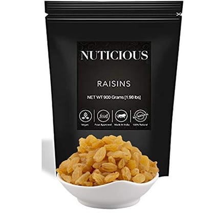 Nuticious Raisins /Kishmish/ Dryfruits/ Berries -900 G