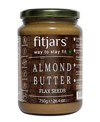 FITJARS Almond Butter with Flax Seeds , 750 G