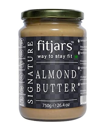 FITJARS Signature Almond Butter/Badam (Natural / immunity Booster / Vegan )-750 gm