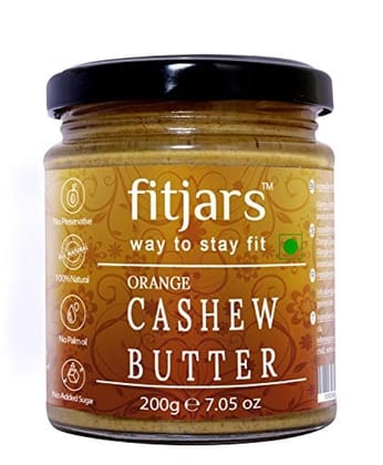 FITJARS Orange Cashew Butter(Kaju)(Orange Zest |Cashews)200 GM