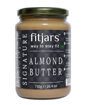 FITJARS Stone Ground Keto Vegan Signature Almond(Badam) Butter Smooth Unsalted?