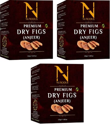 NUTICIOUS DRYFUITS  Anjeer Nuts and Seeds 375 gm