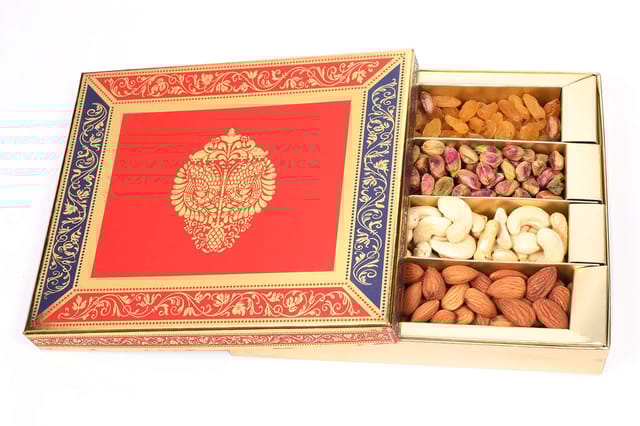 Square Dry Fruit Gift Box, Anarghyaa.com, Wedding Return Gift, online gift