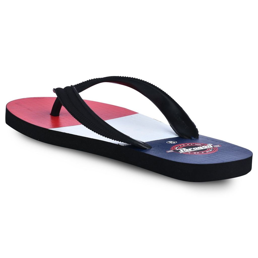 Paragon White Trendy Lightweight Casual Flip Flops for Men