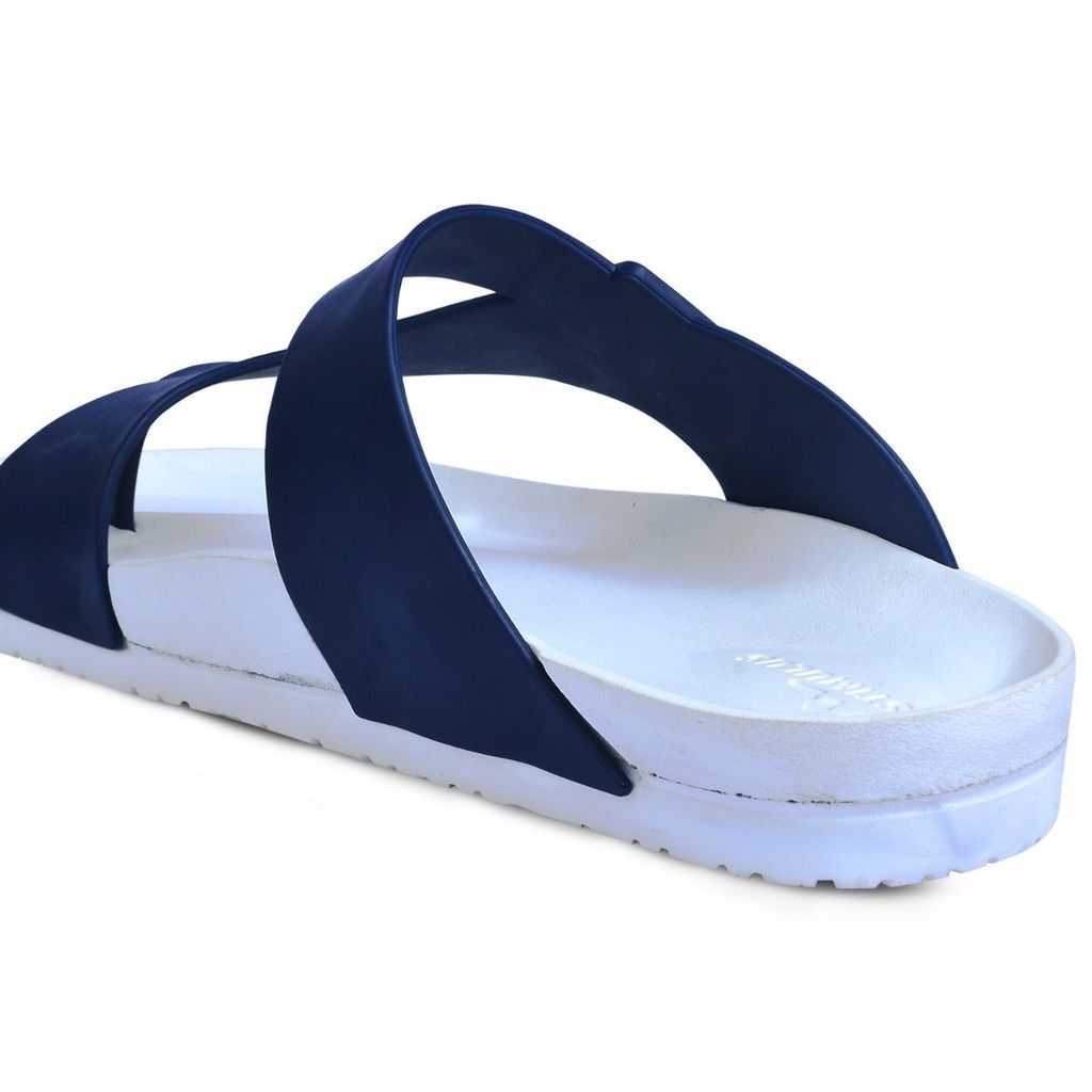 Men's Stylish floaters sandals designed for comfort - K3405G-WHT)