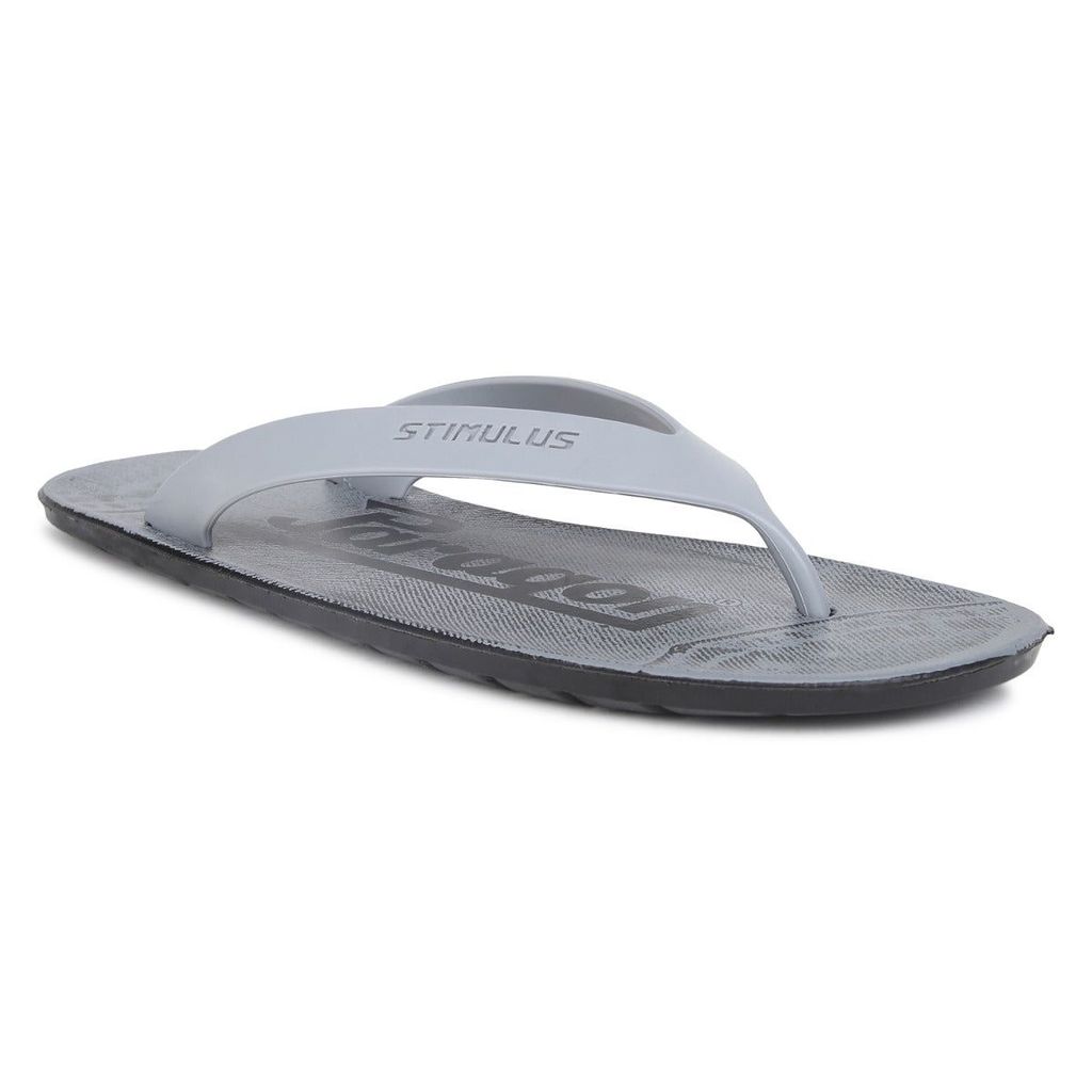 Men's Grey Stimulus Slippers